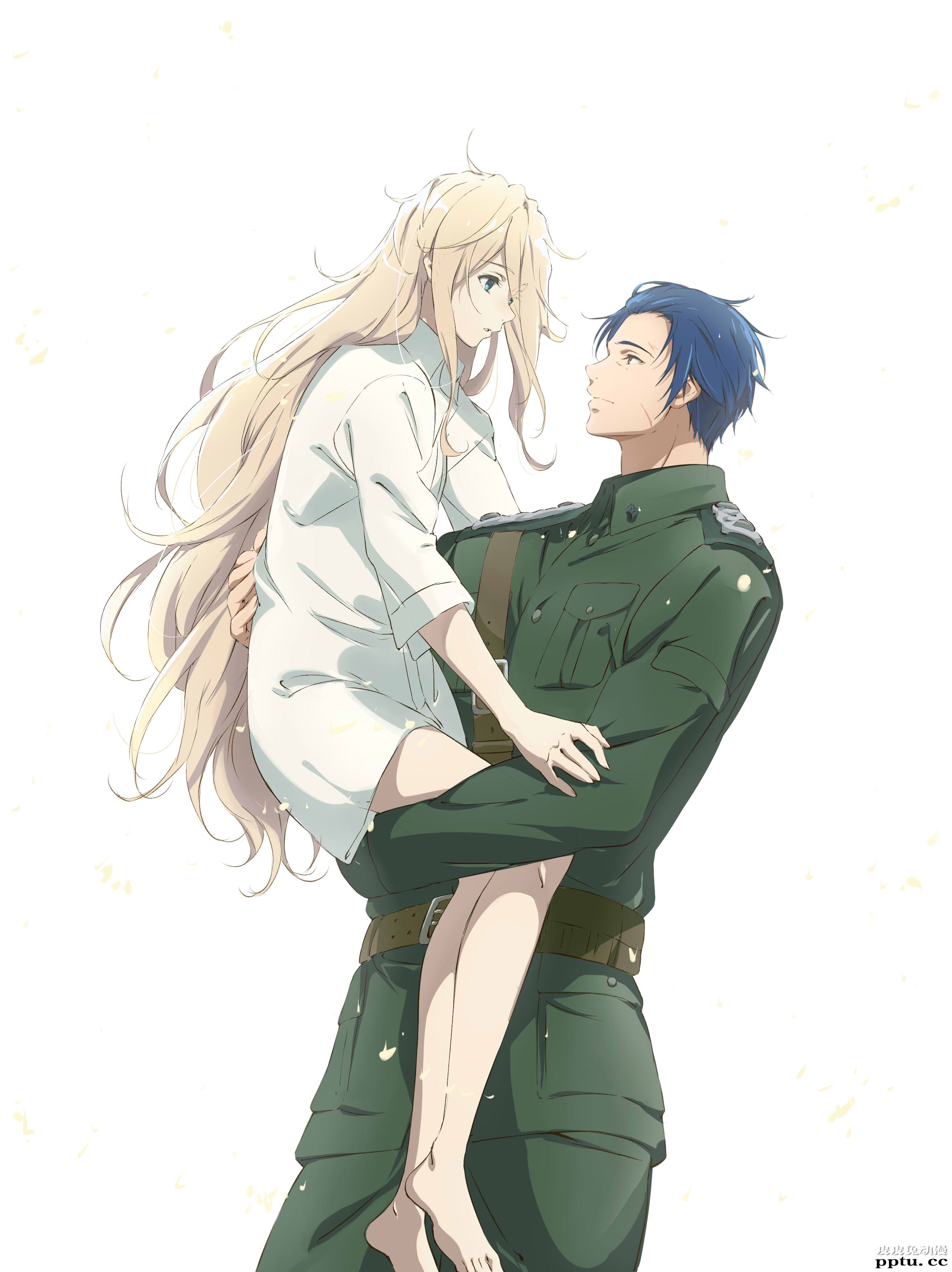 山本碧绘制的「紫罗兰永恒花园」薇尔莉特和少佐-皮皮兔动漫