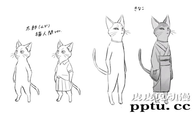 「想哭的我戴上了猫的面具」公开设定原画