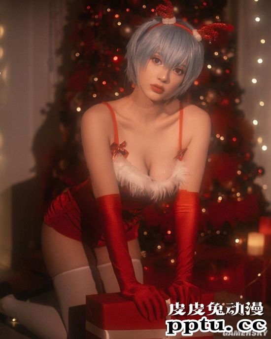 俄妹COS《EVA》明日香与绫波丽 百变傲娇妹与三无女神