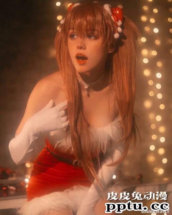 俄妹COS《EVA》明日香与绫波丽 百变傲娇妹与三无女神