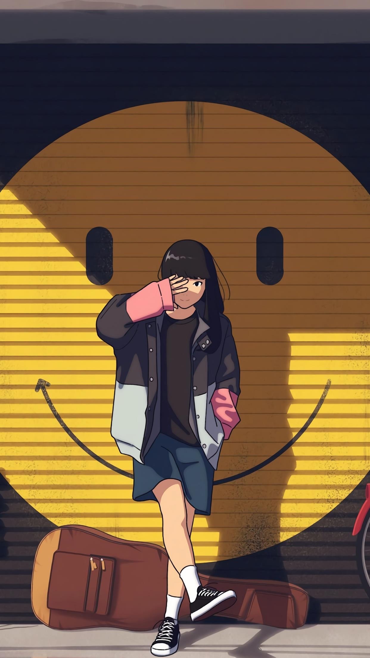 少女插画二次元唯美手机壁纸