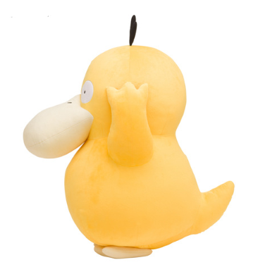 宝可梦推出0.8米可达鸭等身大宝可梦玩偶