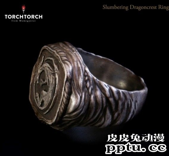 「黑暗之魂」周边“沉眠龙徽戒指”发售-皮皮兔动漫