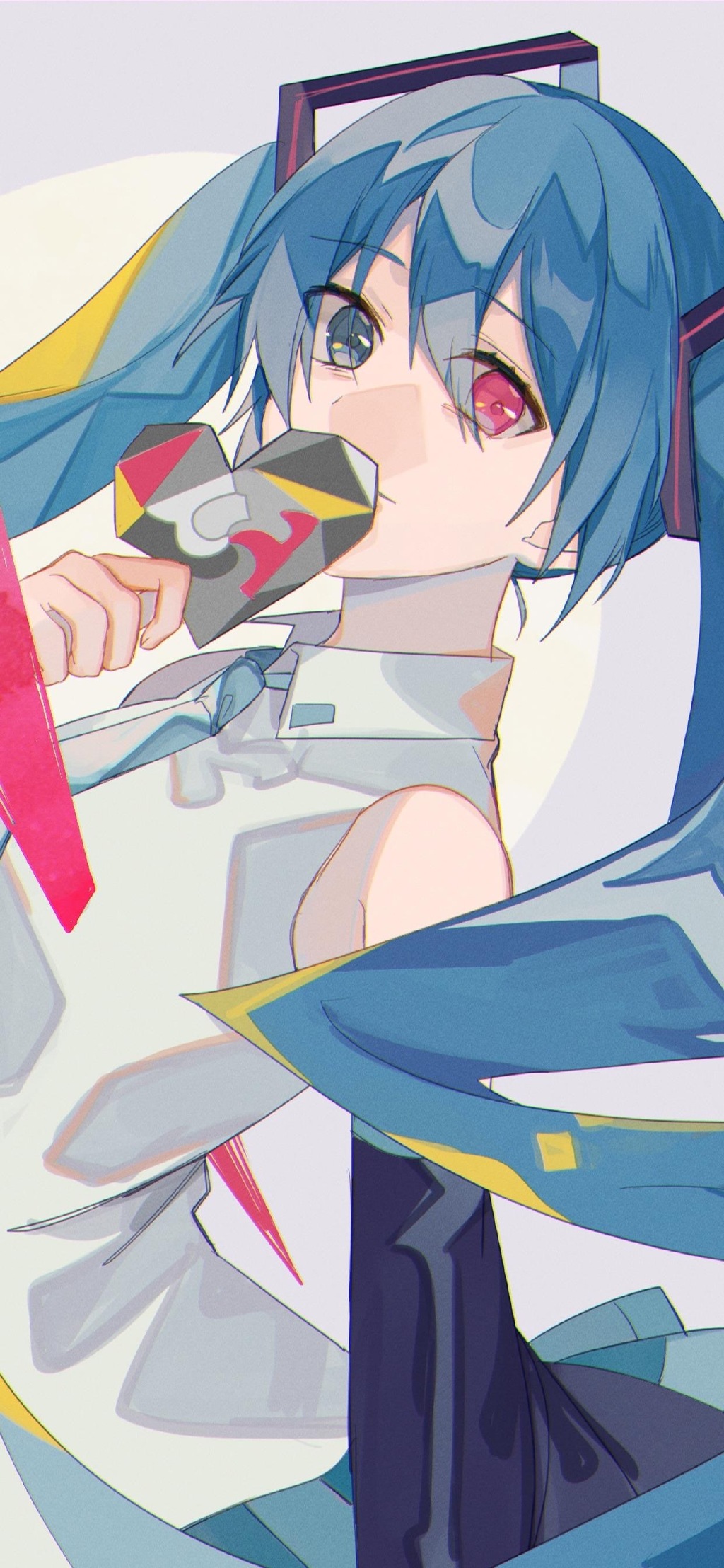 初音未来歌姬二次元高清手机壁纸-皮皮兔动漫