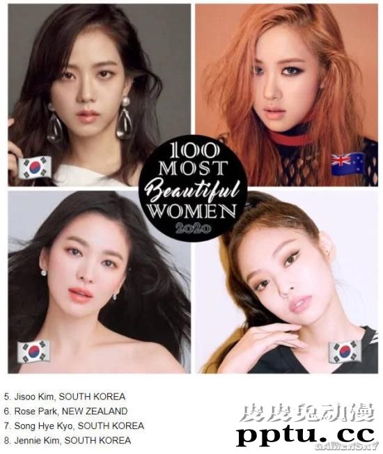 2020全球百大美女榜出炉：神仙姐姐刘亦菲排77名