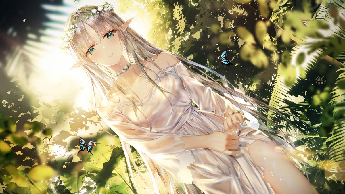 小清新动漫美女壁纸