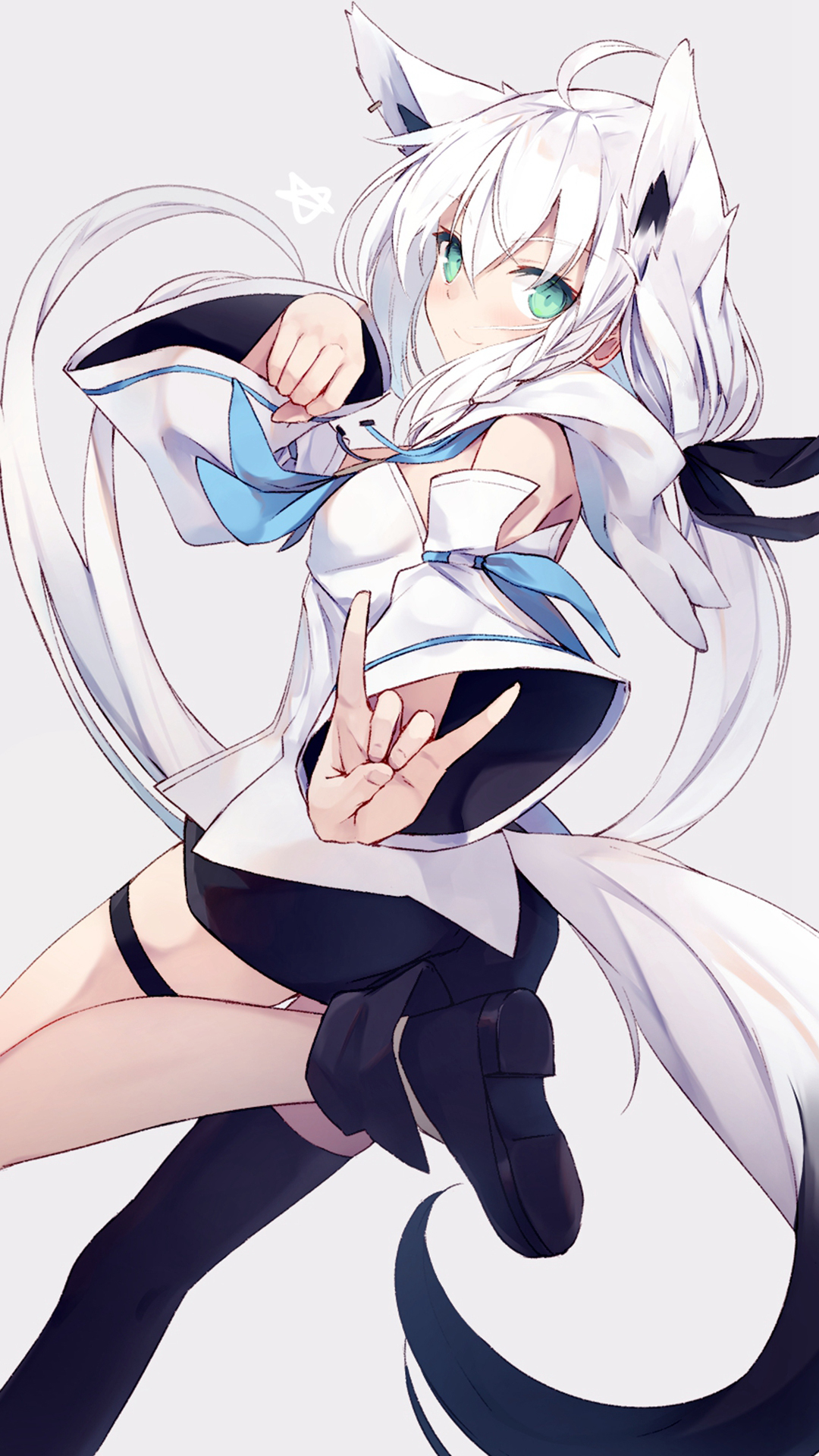 呆萌可爱动漫美女手机壁纸