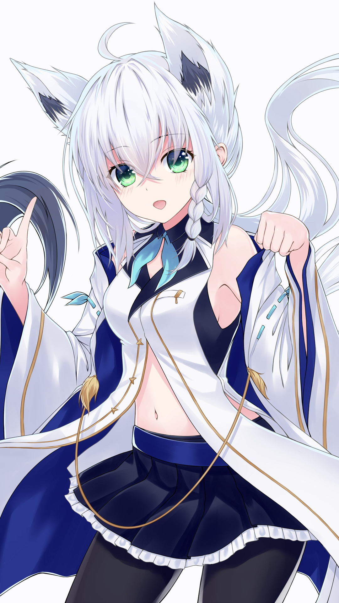 呆萌可爱动漫美女手机壁纸