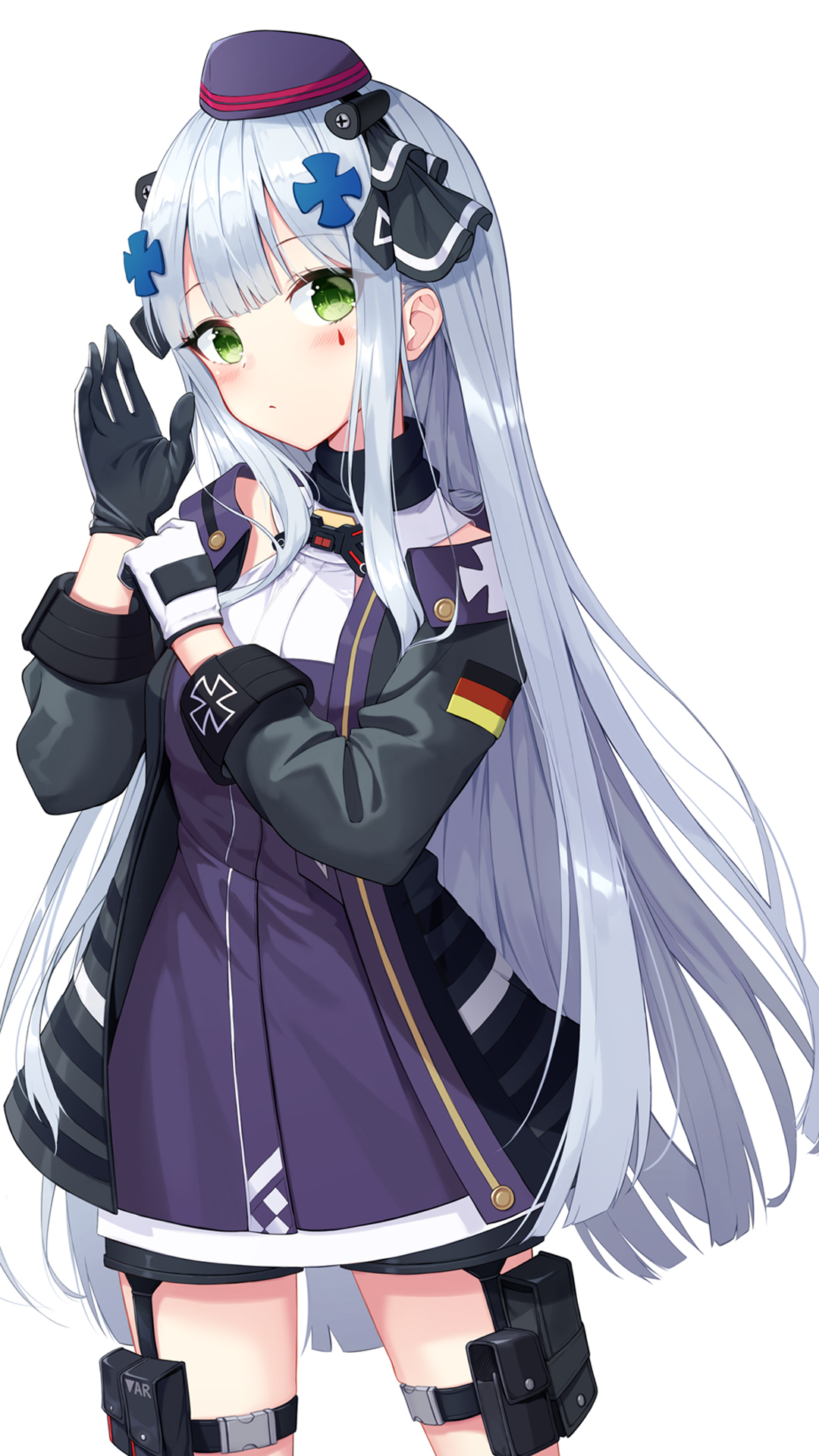 动漫插画少女手机壁纸-皮皮兔动漫