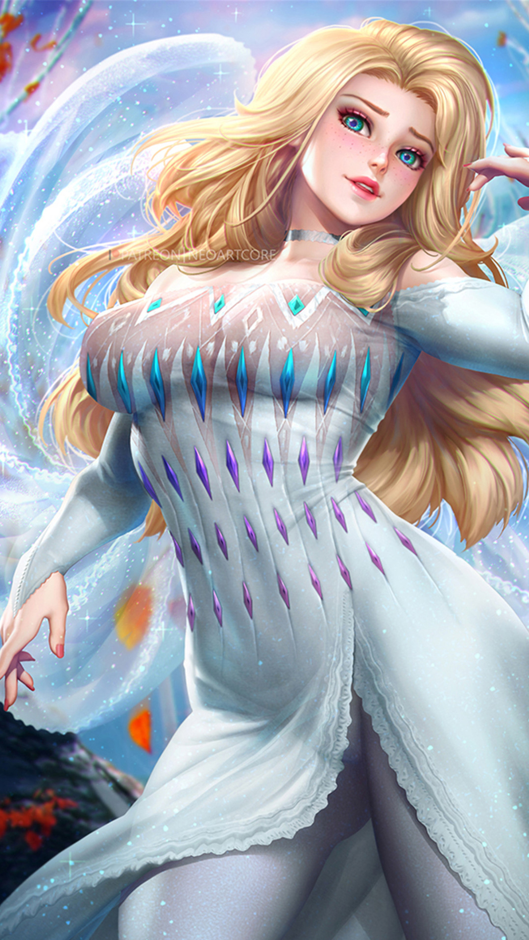 动漫插画少女手机壁纸