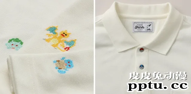 宝可梦服装即将推出新系列「宝可梦polo衫」