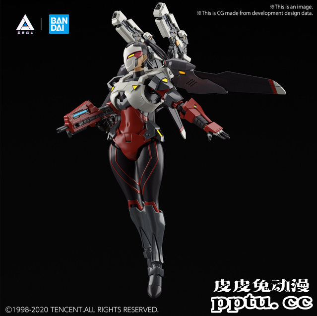 万代拼装部首次引进国内,与腾讯游戏合作款模型即将发布