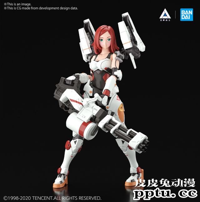 万代拼装部首次引进国内,与腾讯游戏合作款模型即将发布