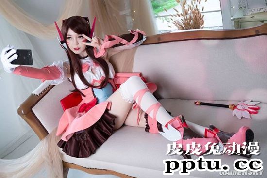 纤瘦雪肌的精灵美少女 来自俄罗斯的COSEER小姐姐