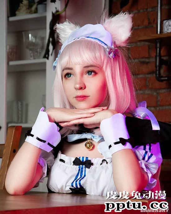 纤瘦雪肌的精灵美少女 来自俄罗斯的COSEER小姐姐