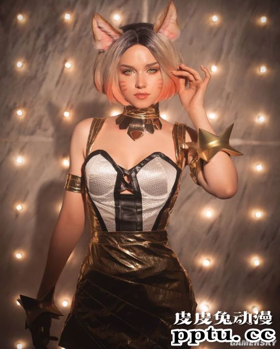 俄妹COS《FF7RE》蒂法 性感与帅气兼顾的女神