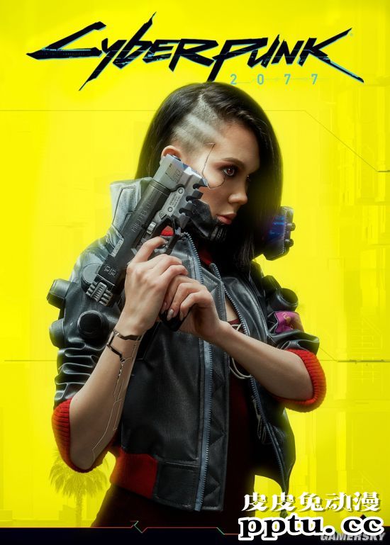 俄夫妻COS《赛博朋克2077》V 针锋相对的男女主角-皮皮兔动漫