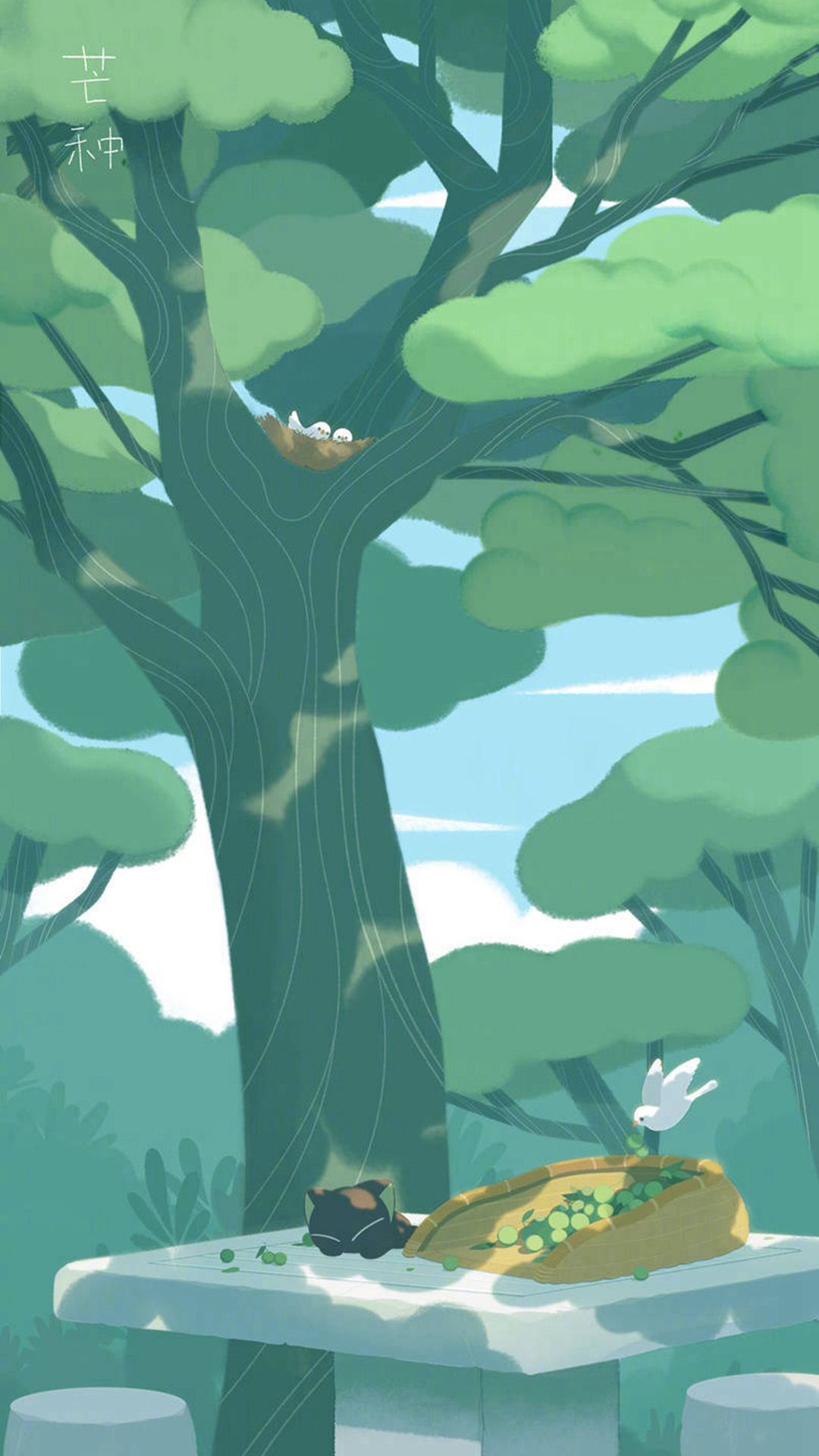 可爱萌系罗小黑手机壁纸-皮皮兔动漫