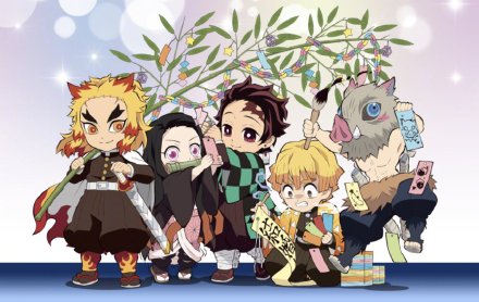 「鬼灭之刃」七夕特别贺图公开-皮皮兔动漫