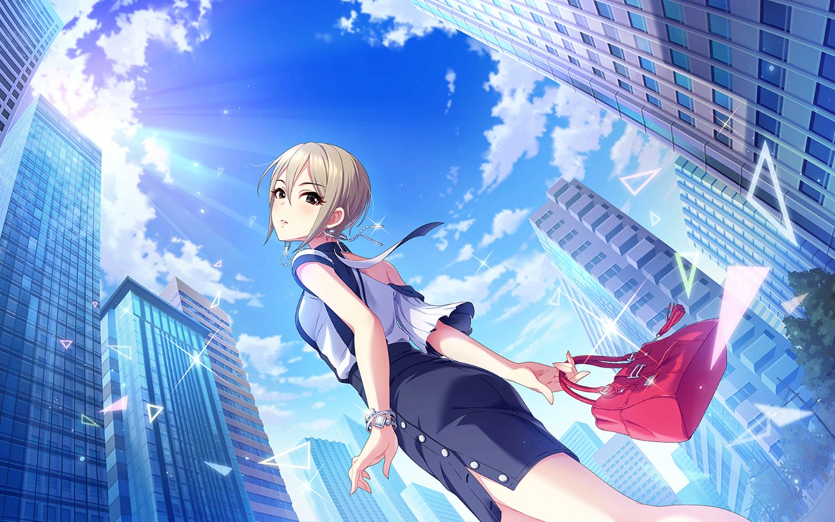 二次元动漫美女桌面壁纸