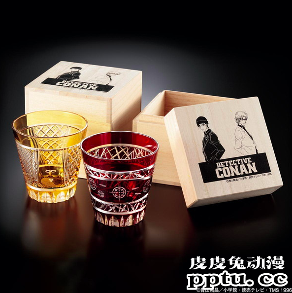 「名侦探柯南」即将与「江戸切子」合作推出角色玻璃杯