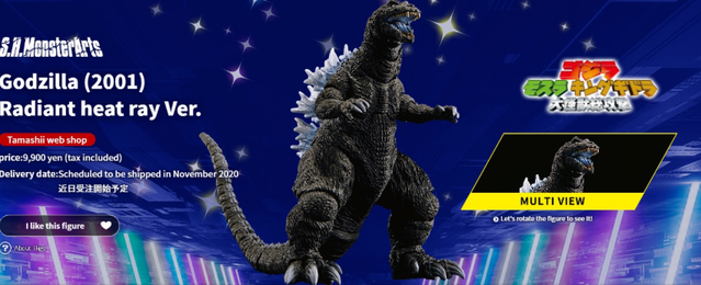 万代再版SHM哥斯拉2001和碧奥兰蒂 推出特别配色-皮皮兔动漫