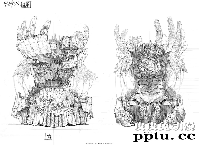 「DECA-DENCE」移动要塞的设定画公开