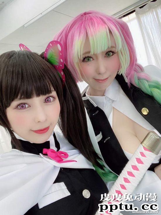最强跨界cos团：日本女星cos鬼灭小姐姐