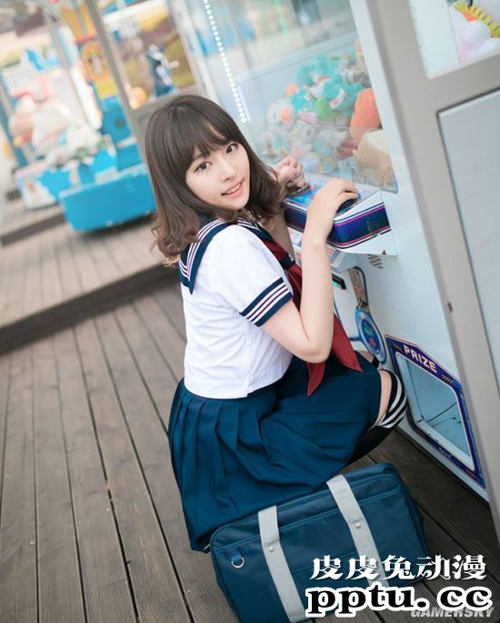 可爱性感的日系风 韩国美女主播郑荷娜