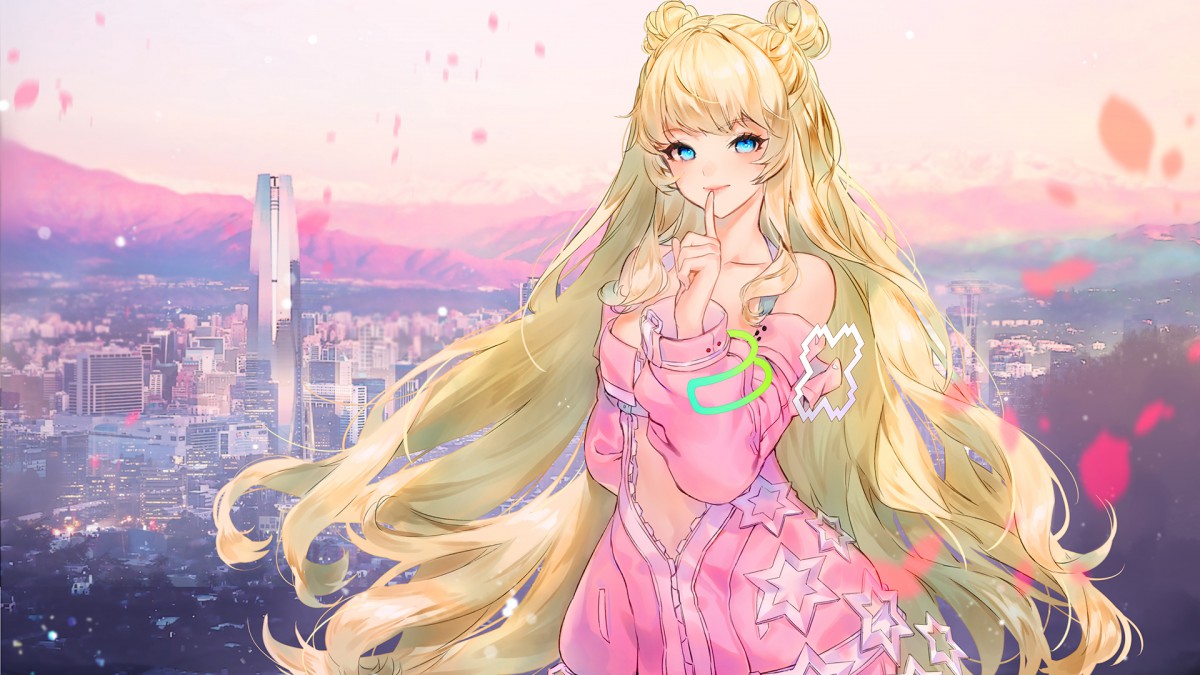 可爱的动漫女孩壁纸