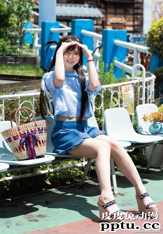 Enako《租借女友》COS美照 炎炎夏日中的清纯少女