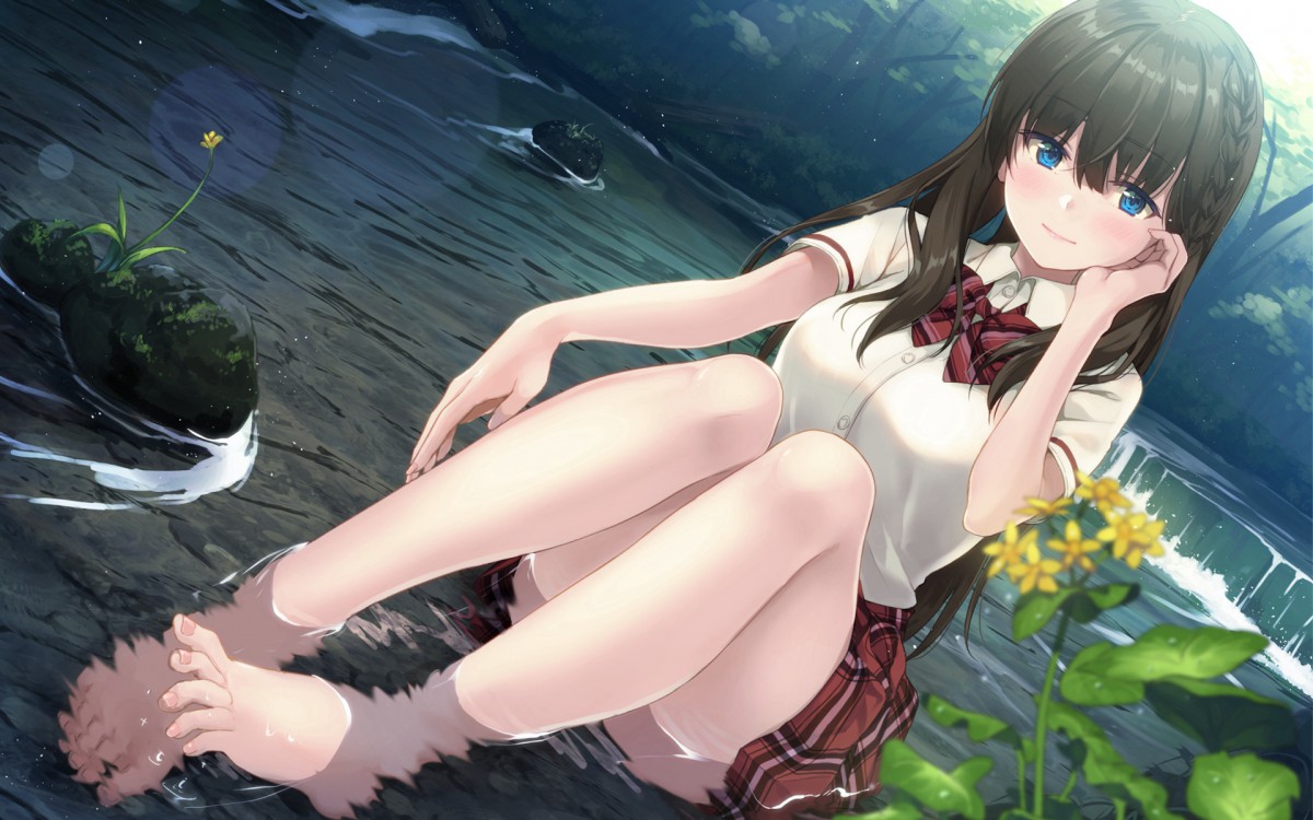 二次元性感美腿动漫美女壁纸-皮皮兔动漫