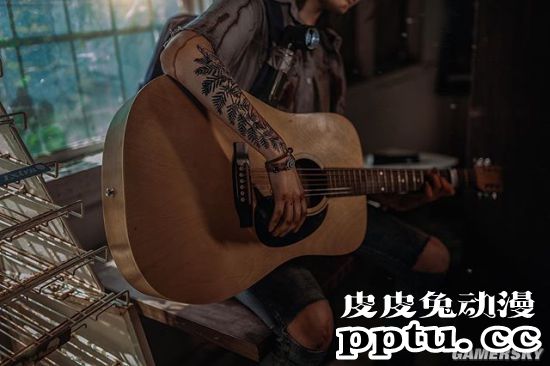 《最后生还者2》艾莉COS 与乔尔合影神还原