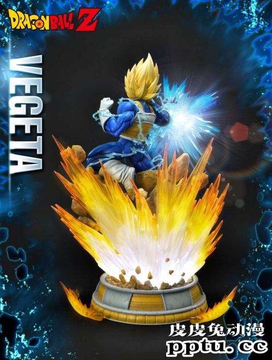 「龙珠Z」超级赛亚人贝吉塔雕像