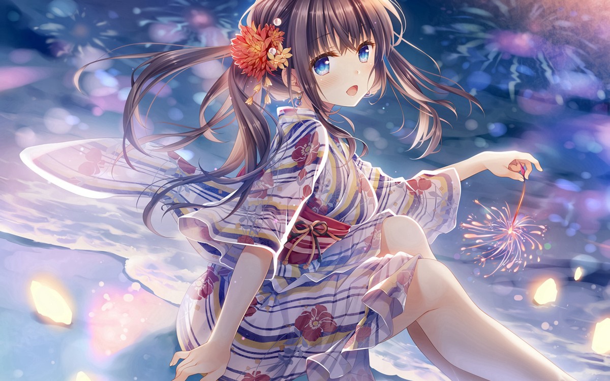 精美动漫美女桌面壁纸