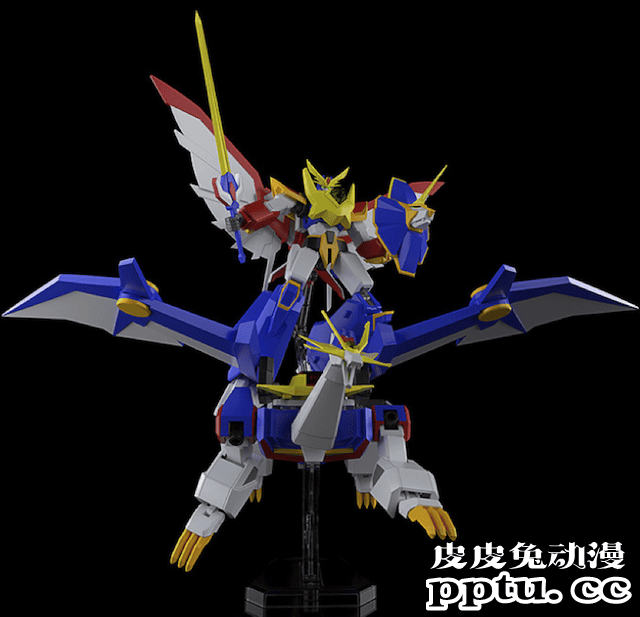 「绝对无敌雷神王」中的「爆龙王」塑料拼装模型登场