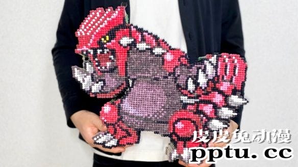 日本手工大神用棉棒制作漫画人物 像素风立体感十足