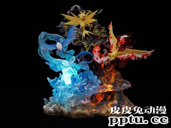 「精灵宝可梦」三圣鸟雕像限量发售100个 售价3380元