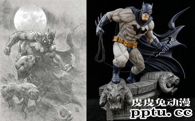 「蝙蝠侠:缄默」蝙蝠侠雕像赏析-皮皮兔动漫