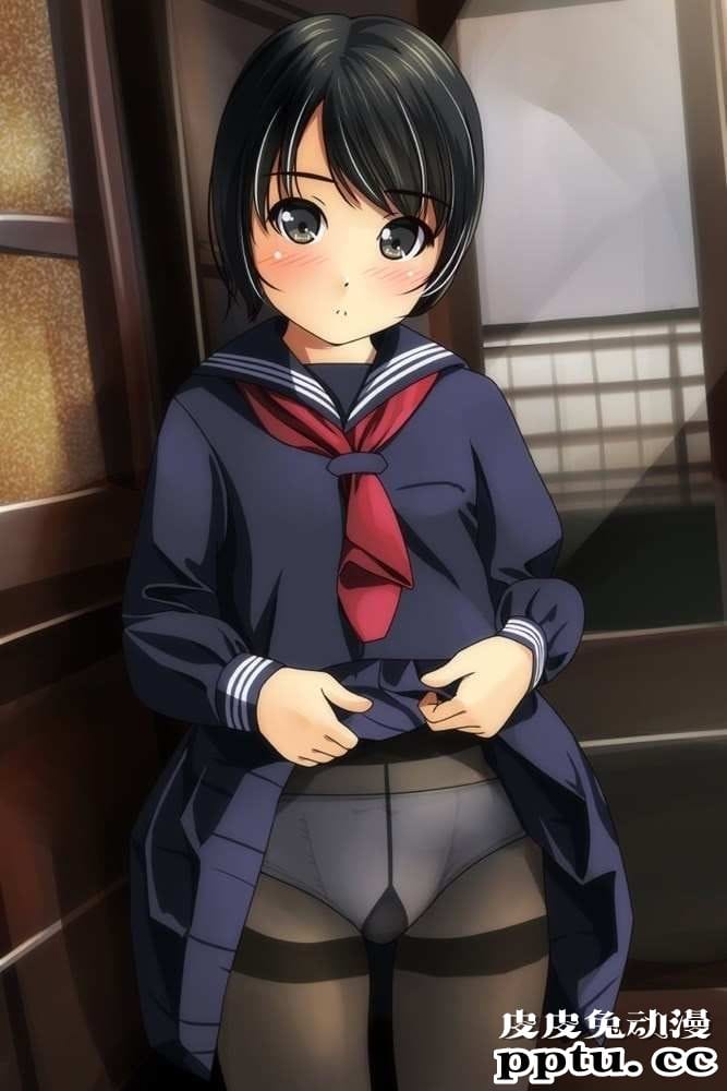 二次元美女学生爆乳制服美女图片