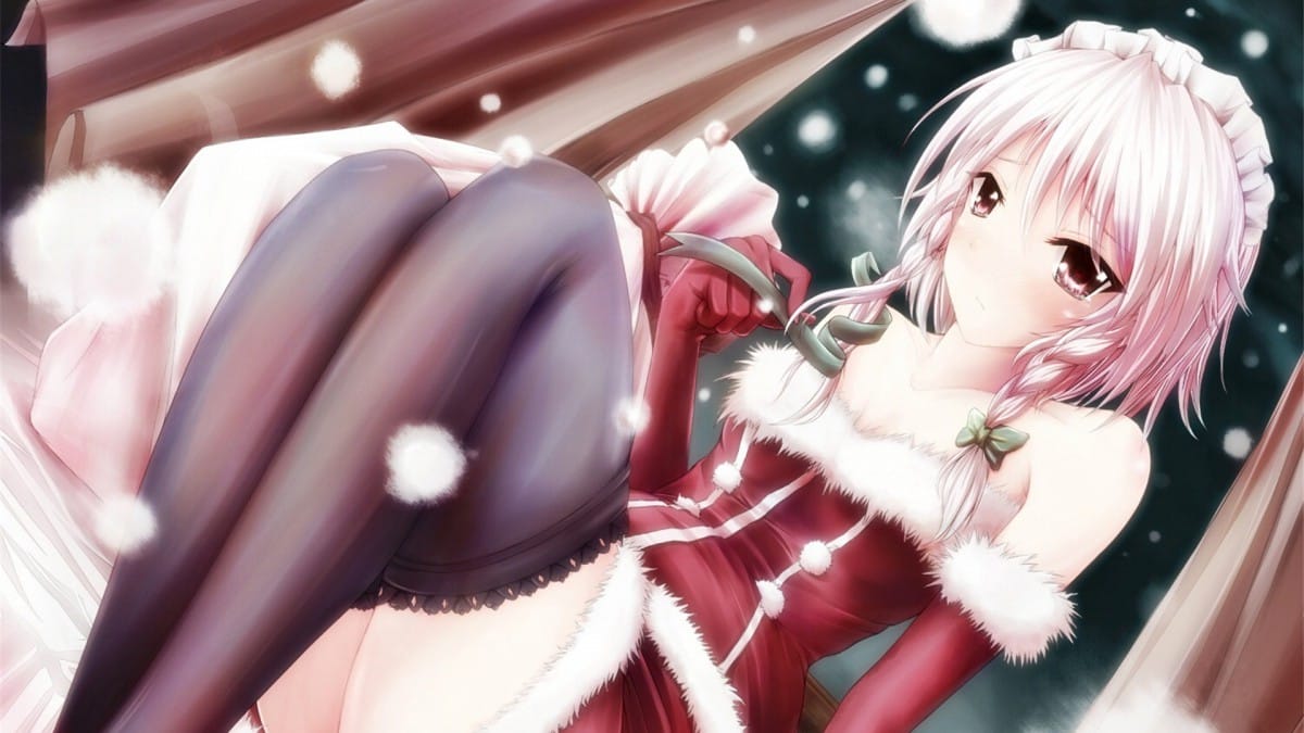 二次元美女性感桌面壁纸