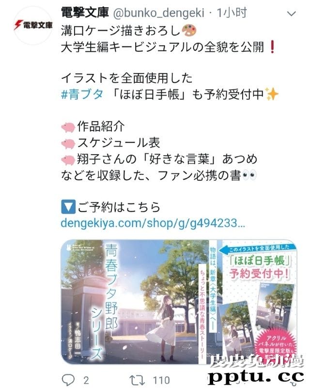 「青春猪头少年不会梦到兔女郎学姐」系列大学生篇全新主视觉图公开​-皮皮兔动漫