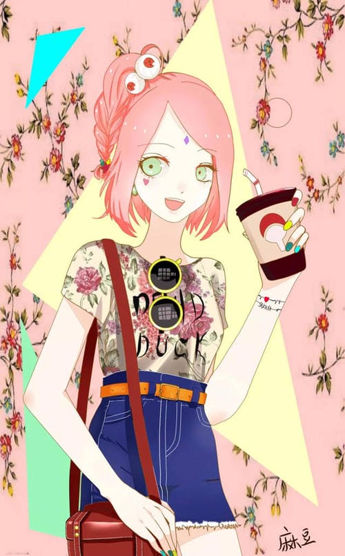 佐助春野樱h全彩本子日本漫画的鼻祖小樱福利图