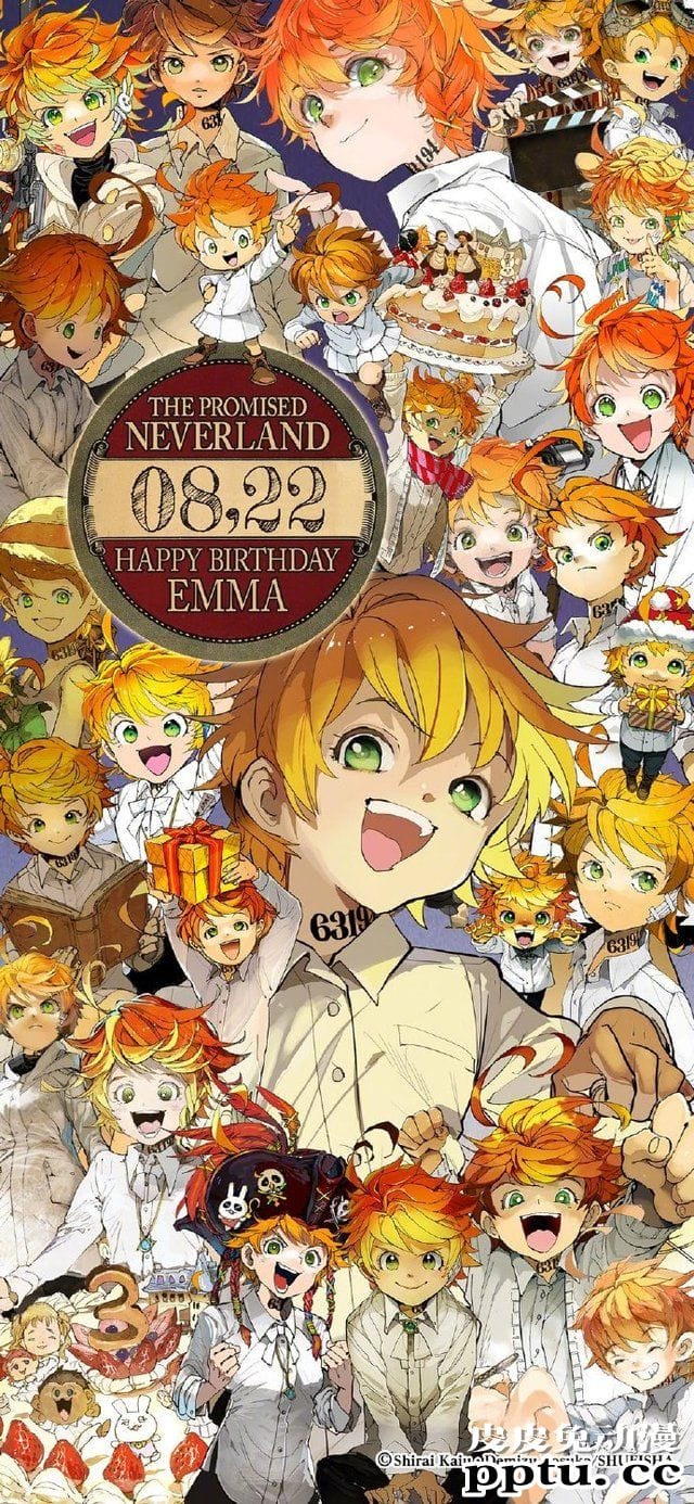 「约定的梦幻岛」艾玛生日官方贺图公开-皮皮兔动漫