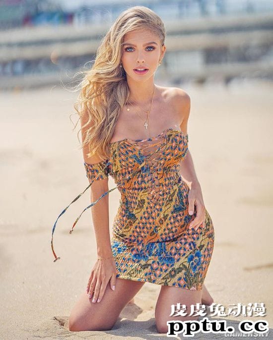 凹凸有致的德系女孩 金发碧眼尤物级网红正妹Alexa Breit