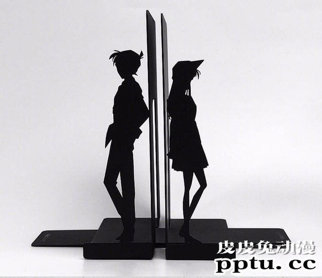 「名侦探柯南」新周边：金属制角色轮廓书挡-皮皮兔动漫