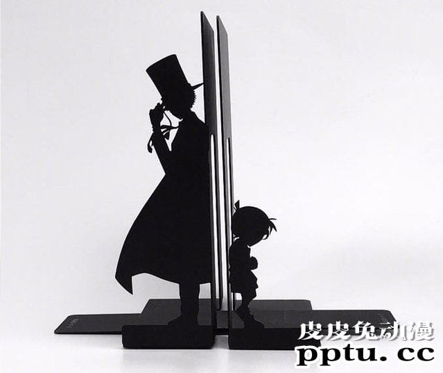 「名侦探柯南」新周边：金属制角色轮廓书挡