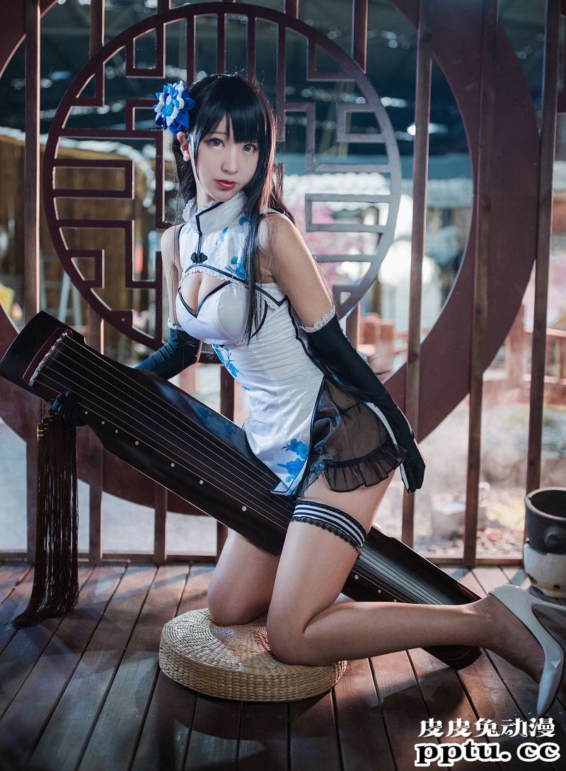 黑川COSPLAY瓶儿中国风旗袍美女图片[47P]-皮皮兔动漫