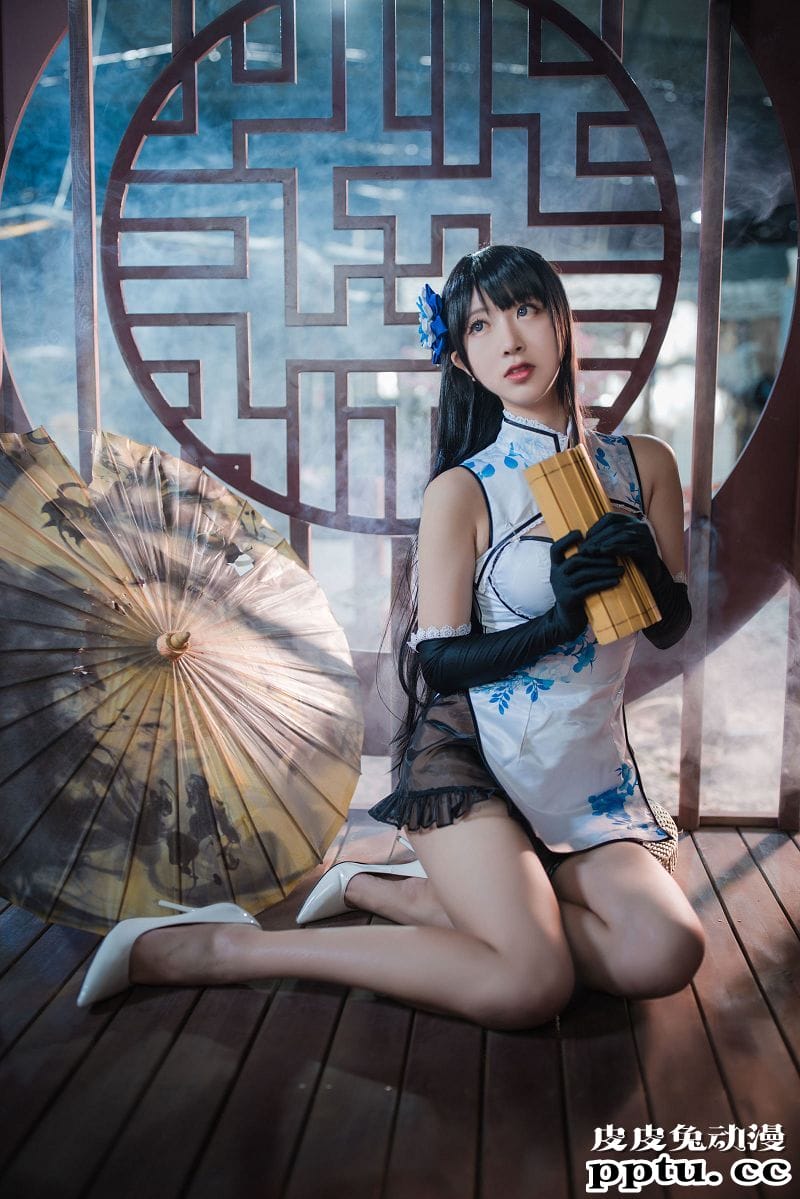 黑川COSPLAY瓶儿中国风旗袍美女图片[47P]