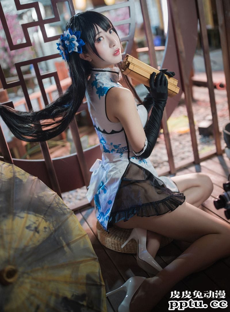 黑川COSPLAY瓶儿中国风旗袍美女图片[47P]